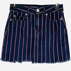 American Eagle Women’s Denim Skirt Sz 2 Super Stretch Hi Rise Mini Skirt